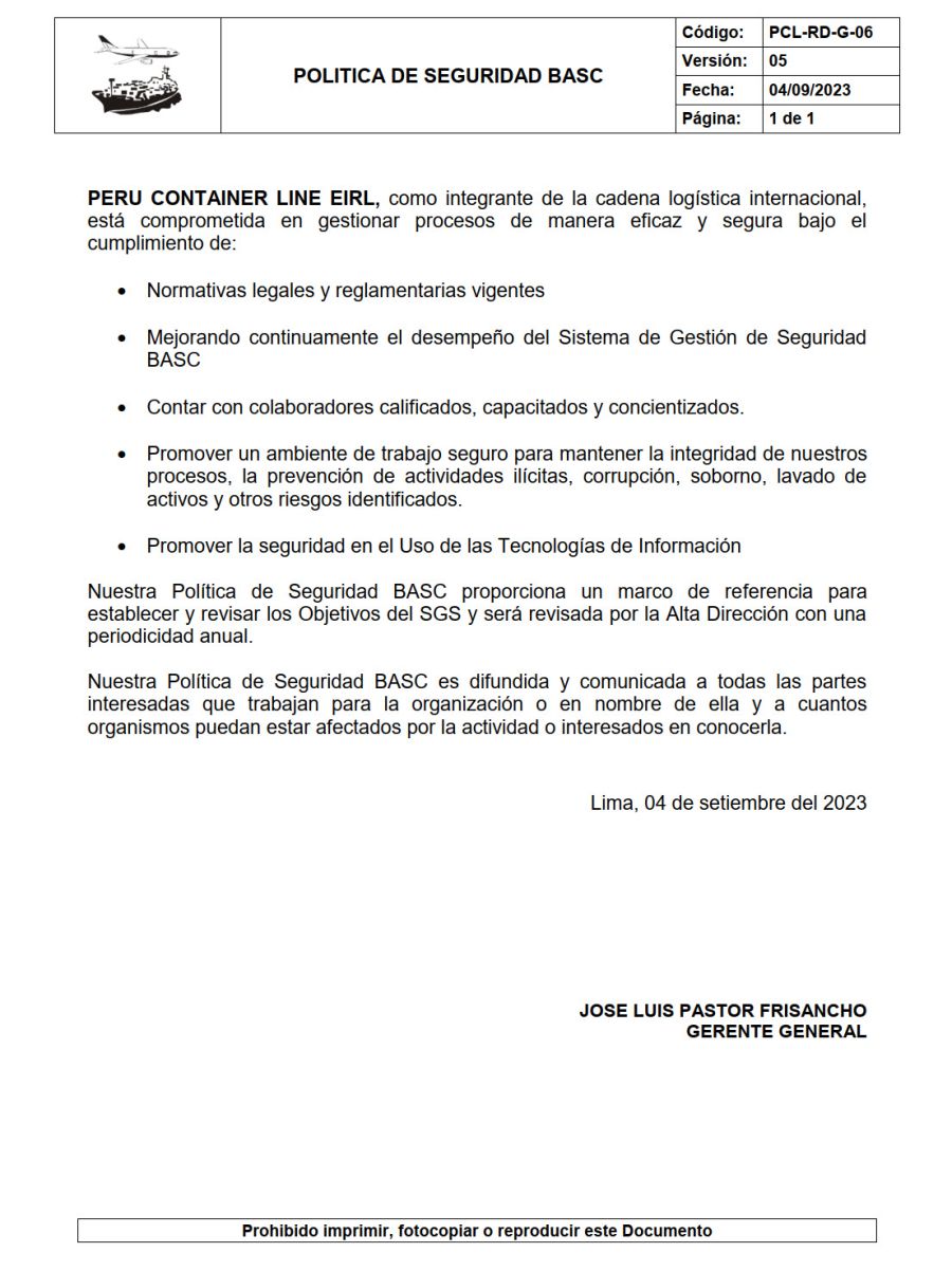POLITICA DE SEGURIDAD BASC-2023-09-opt POLITICA DE SEGURIDAD BASC-2023-09-opt